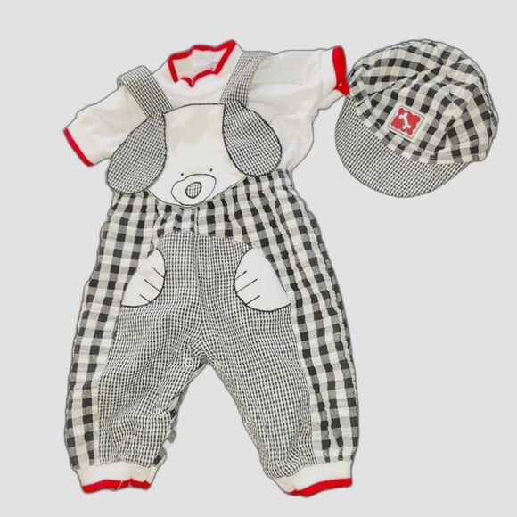 Mayfair Kids Vintage Boys Puppy Outfit 3-6 Months